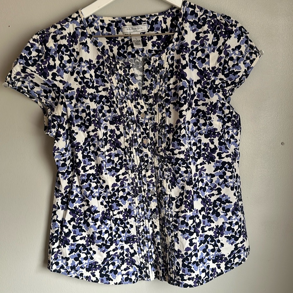 G.H. Bass blouse Size L
